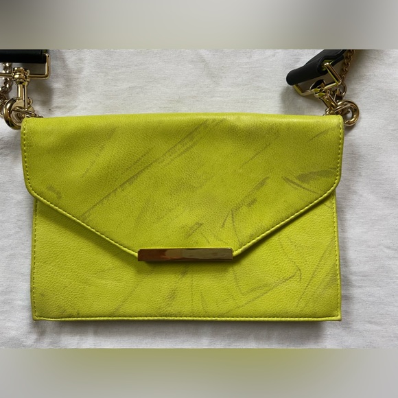 INC Lime Green Bag with two strap options - Picture 2 of 7